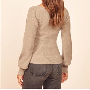 reformation hart sweater